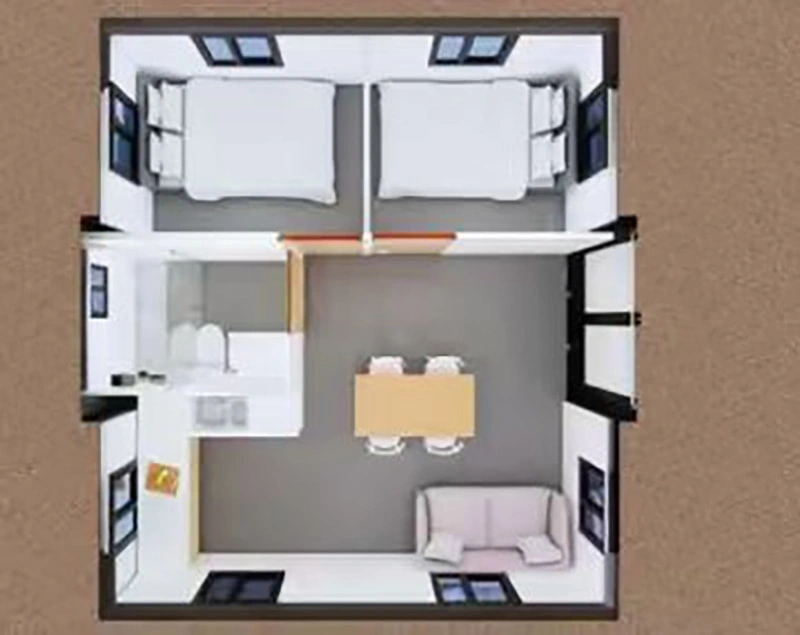 20ft Expandable living container house